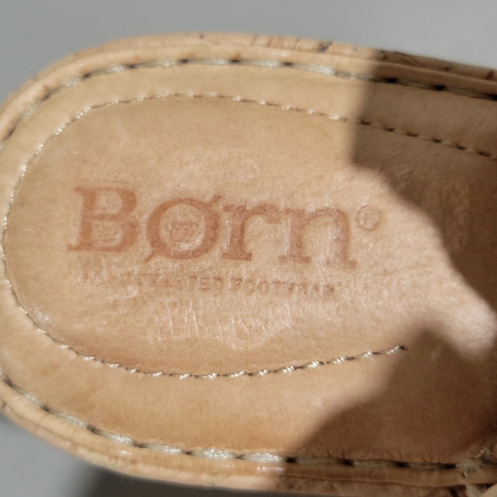 Neutral Beige Cork Wedge Sandals - Women - Picture 13 of 16
